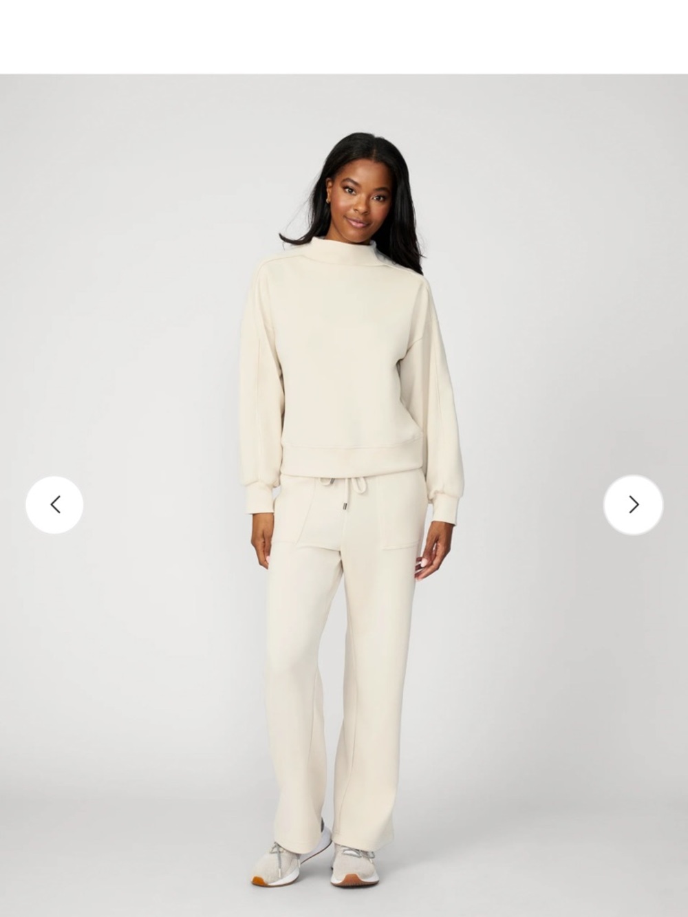 Cable & Gauge Cream Lounge Jumpsuit Set